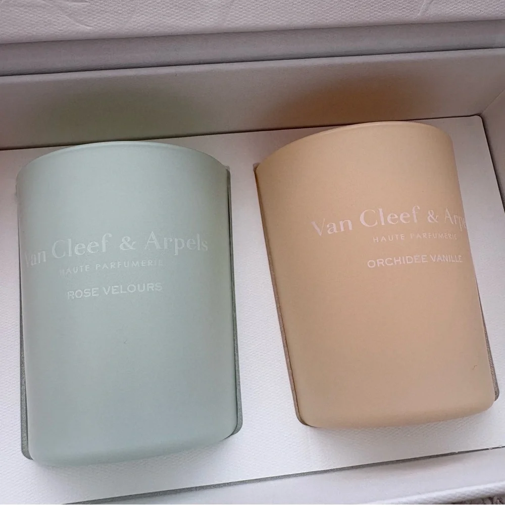 Van Cleef & Arpels Votive Candle Set - Pink, Green, Cream - Picture 4 of 12